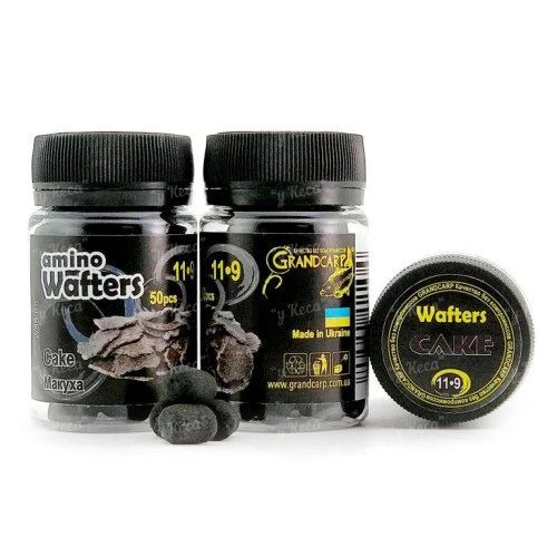 Бойли Grandcarp нейтральні Amino Wafters 50шт 11-9мм Макуха фото