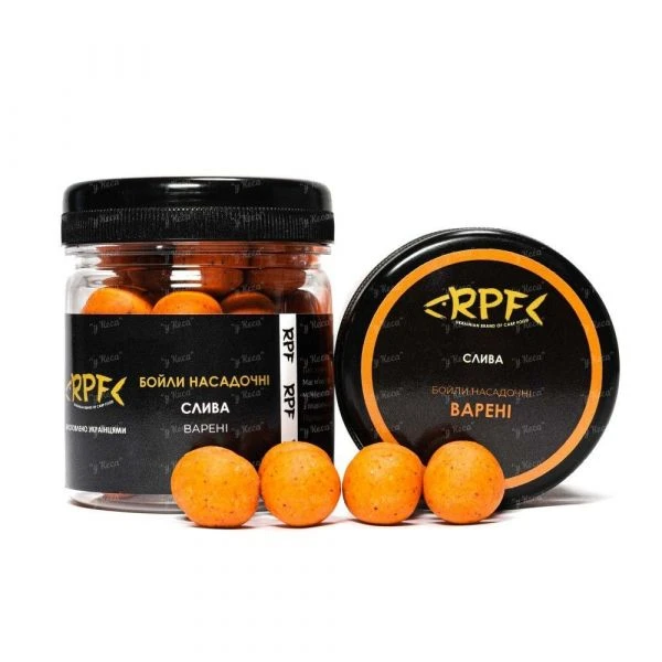 Бойли насадочні варені RPF 16mm 100g Слива фото