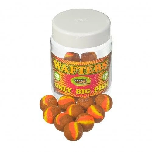 Бойлы нейтральные Технокарп Wafters 120г 20мм B.O.M.G. фото