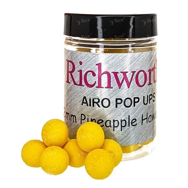 Бойлы Richworth Airo Pop-Ups 12mm 100ml Pineapple Hawaiian фото