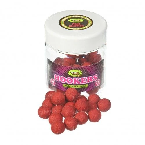 Бойлы Технокарп Hookers 75г 14мм Plum Shellfish фото