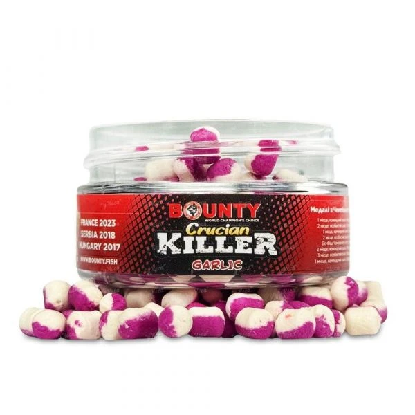 Бойлы вафтерс BOUNTY Crucian Killer 6-8мм Garlic (Чеснок) фото