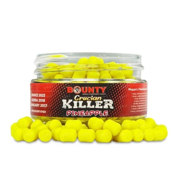 Бойлы вафтерс BOUNTY Crucian Killer 6-8мм Pineapple (Ананас) фото