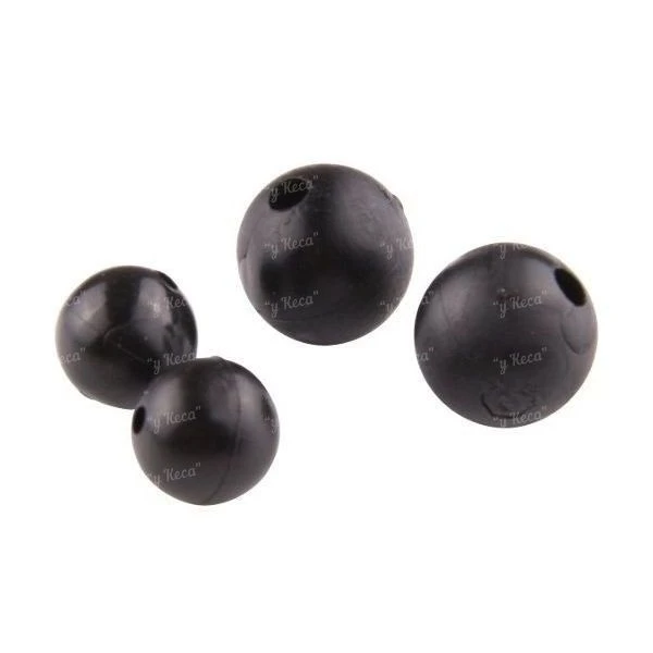 Бусина резиновая Golden Catch Soft Rubber Round 6мм коричневая 20шт 1620355 фото