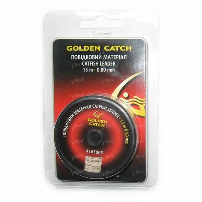Поводковый материал для сома Golden Catch Catfish Leader 15м 0.80мм фото