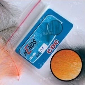 Перья утки CDC Hends CDC-10 orange fluo фото