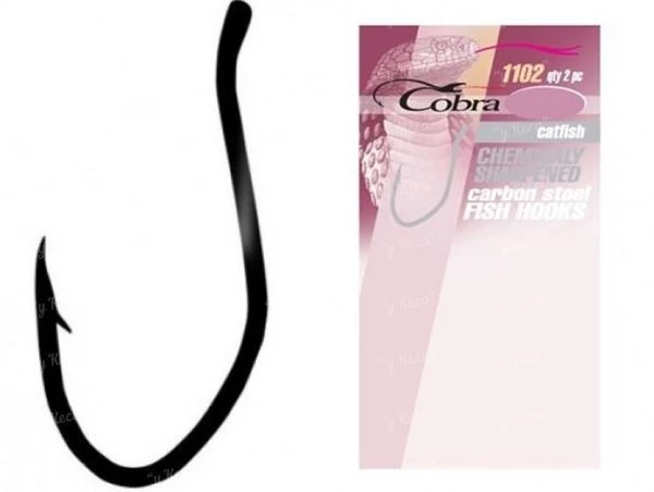 Крючки Cobra Catfish 1102-40 №4/0 5шт фото