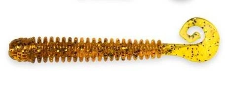 Силикон Crazy Fish Active Slug 7.1см 8шт 09 caramel фото
