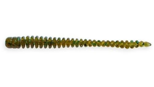 Силикон Crazy Fish Cruel Leech 2" 42 Green Pumpkin Bl фото