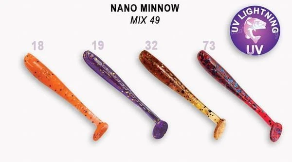 Силикон Crazy Fish Nano Minnow 1.6" M49 фото