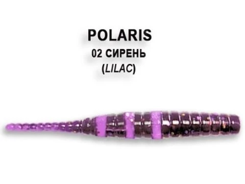 Силикон Crazy Fish Polaris 1.8" 02 Lilac 8шт фото