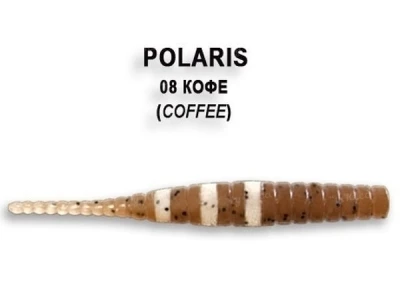 Силикон Crazy Fish Polaris 1.8" 08 Coffee 8шт фото