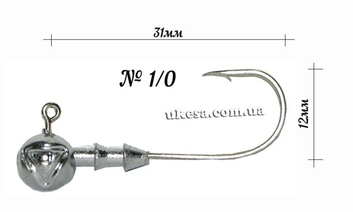 Джиг головка Gamakatsu 4г №1/0 фото