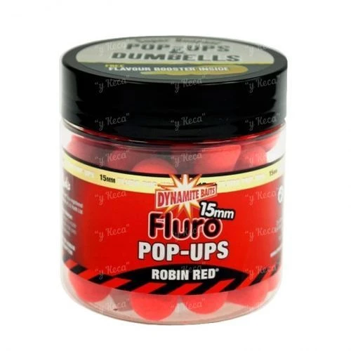 Бойлы Dynamite Baits Pop-Up Fluoro 15мм 80г Robin Red фото