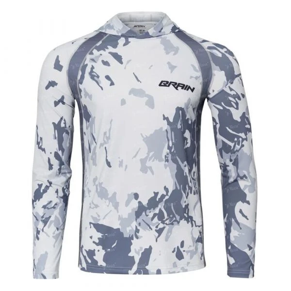 Джерси Brain Hooded Jersey Splash Sun protect gray фото