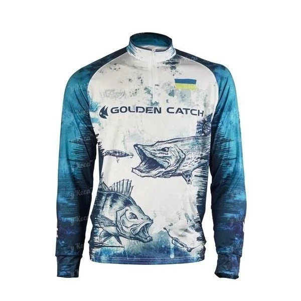 Футболка Golden Catch Pike-Perch CM102 L фото