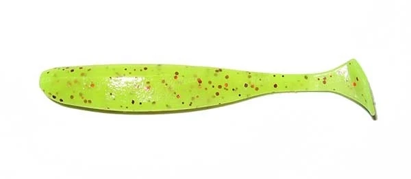 Силикон Keitech Easy Shiner 4" PAL#01 Chartreuse Red Flake (7шт) фото