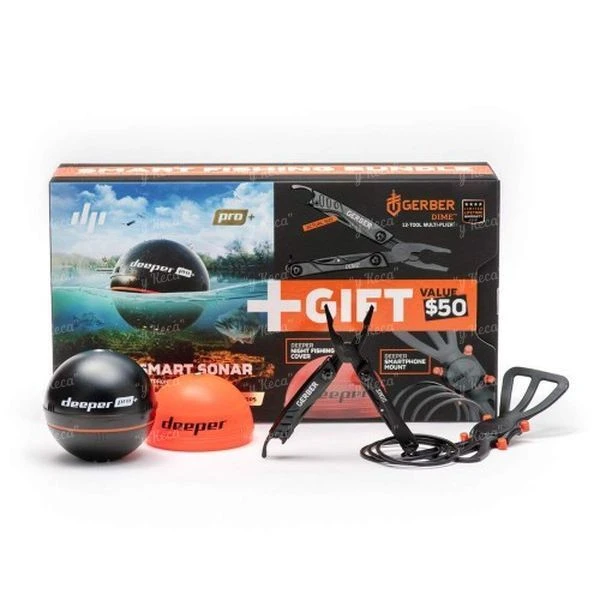 Эхолот Deeper Pro+ WiFi+GPS Christmas Bundle фото