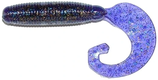 Reins Fat G-Tail Grub 2" 591 Poseidon Violet 20шт фото