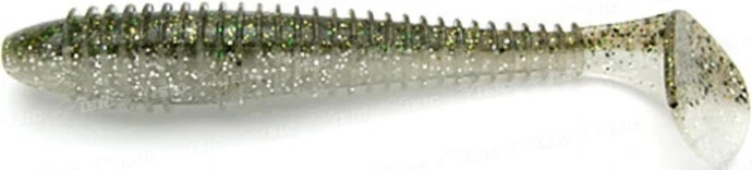 Keitech FAT Swing Impact 3.8" 416 Silver Flash Minnow 6шт фото