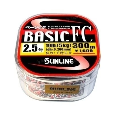 Fluorocarbon Sunline Basic 08lb 0.235 300м фото