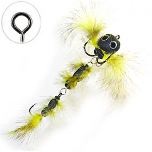 Приманка Strike Floating Jig Realistic Bullhead Black-Yellow FG39-02 фото