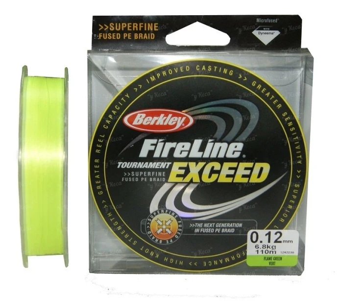 Шнур Berkley Fireline Exceed Flame Green 110м 0.10мм фото