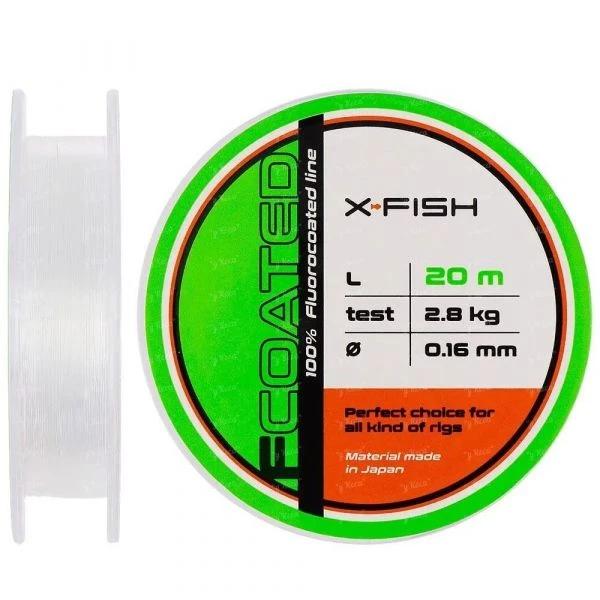 Флюорокарбон X-Fish FCoated 0.34mm 10m фото
