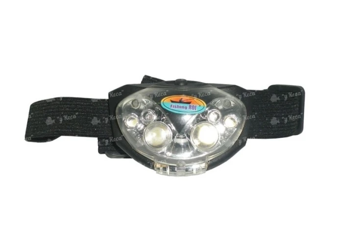 Фонарь налобный Fishing ROI 4 White Led & 2 Red Led 31606 фото