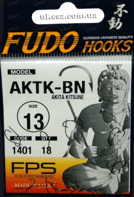 Крючки Fudo Akita Kitsune 1401 №13 фото