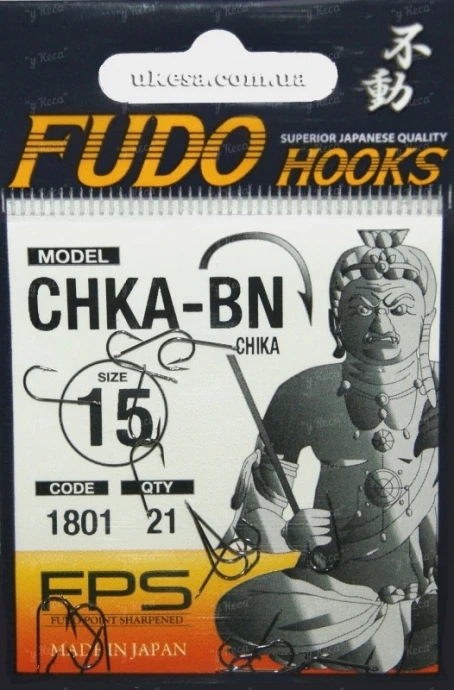 Крючки Fudo Chika 1801 №15 фото