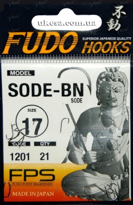 Крючки Fudo Sode 1201 BN №17 фото