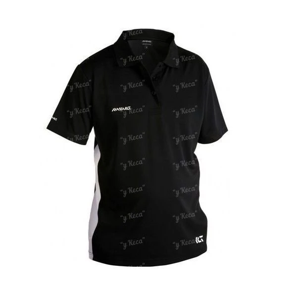 Футболка Daiwa Poloshirt черная фото