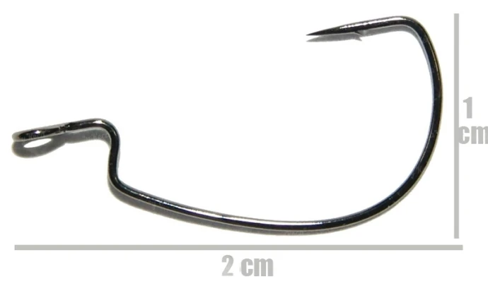 Крючки офсетные Gamakatsu Worm 325 micro Game №08 фото