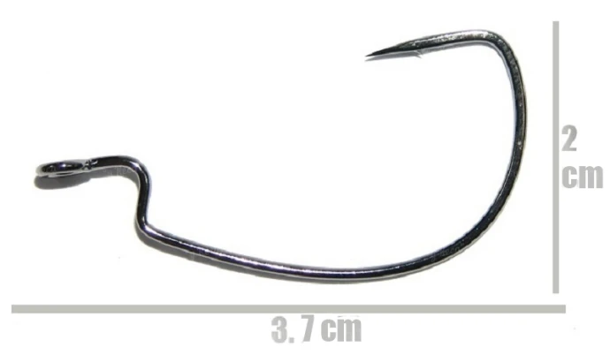 Крючки офсетные Gamakatsu Worm 330 Bottom Jigging №1/0 фото