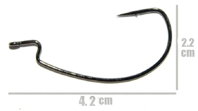 Крючки офсетные Gamakatsu Worm Offset EWG NS №2/0 фото