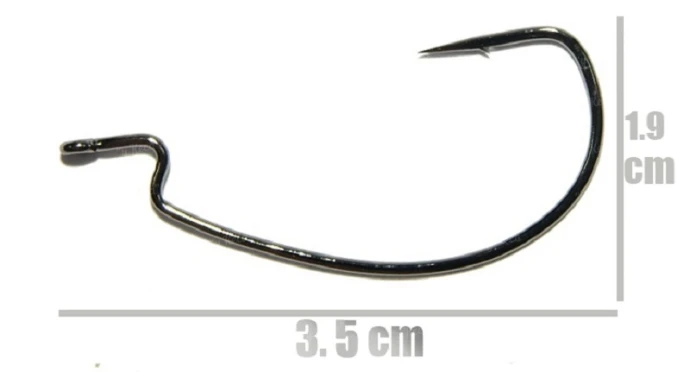 Крючки офсетные Gamakatsu Worm Offset EWG NS №01  фото