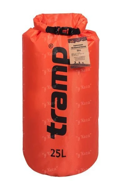 Гермомешок Tramp PVC Diamond Rip-Stop 15л TRA-112 оранжевый фото