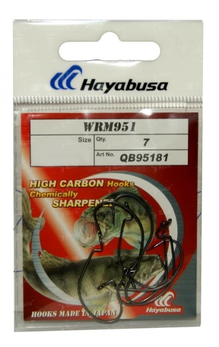 Крючки офсетные Hayabusa WRM951 фото