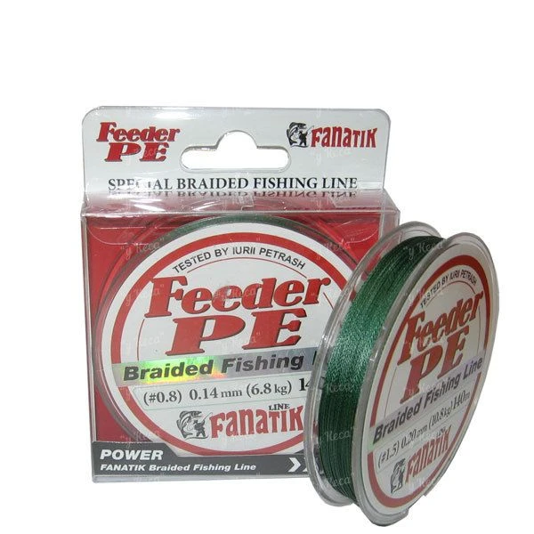 Шнур Fanatik Feeder PE X4 140м Green 1.0/0.16мм фото