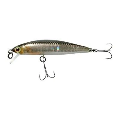 Воблер Jackall Flat Fly 50Sp Hl silver-black  фото