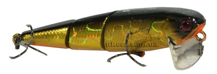 Воблер Jackall Hama-Ku-Ru R 75F  Hl Gold Black  фото