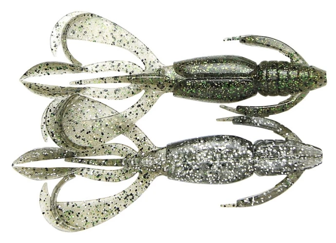 Силикон Keitech Crazy Flapper 3.6" 460 Silver Flash Craw  фото