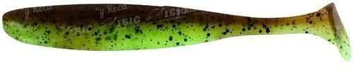 Силикон Keitech Easy Shiner 4.5" 401 Grenn Pumpkin/Chartreuse 6шт фото