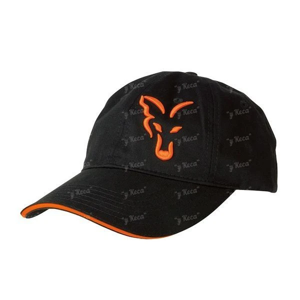 Кепка FOX Baseball Cap black-orange CPR925 фото