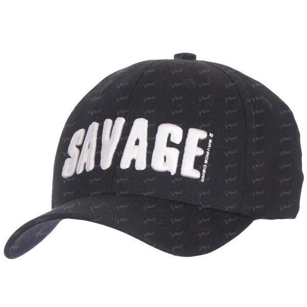 Кепка Savage Gear Simply Savage 3D logo Cap One size Black фото