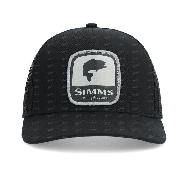 Кепка Simms Double Haul Icon Trucker Bass Black фото