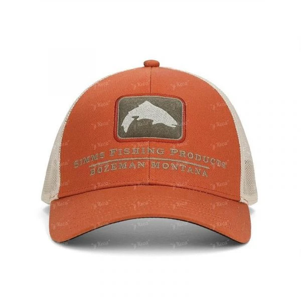 Кепка Simms Double Haul Icon Trucker Simms Orange фото