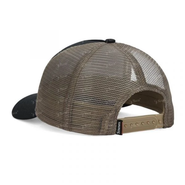 Кепка Simms Double Haul Trucker Stone Black фото
