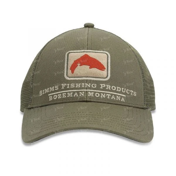 Кепка Simms Trout Icon Trucker Riffle Green фото